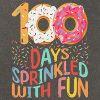 100 Days Sprinkled With Fun Cupcake 100th Day Of School Cotton Canvas Backpack