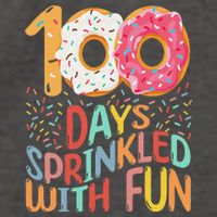 100 Days Sprinkled With Fun Cupcake 100th Day Of School Vector Backpack