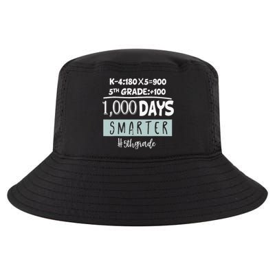 1000 days smarter - Fifth Grade Student Teacher gift Cool Comfort Performance Bucket Hat