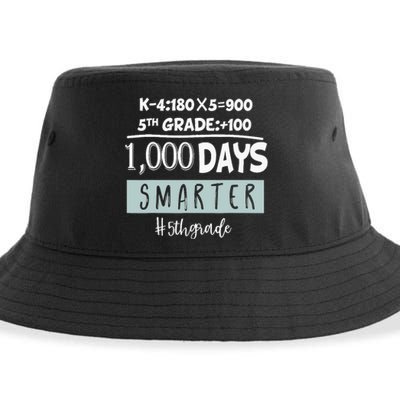 1000 days smarter - Fifth Grade Student Teacher gift Sustainable Bucket Hat