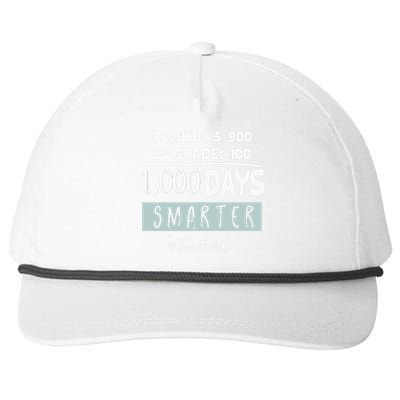 1000 days smarter - Fifth Grade Student Teacher gift Snapback Five-Panel Rope Hat