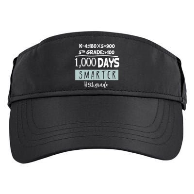 1000 days smarter - Fifth Grade Student Teacher gift Adult Drive Performance Visor