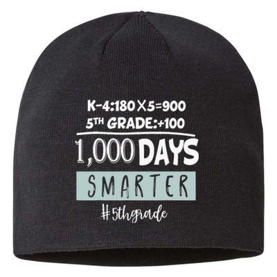 1000 days smarter - Fifth Grade Student Teacher gift Sustainable Beanie