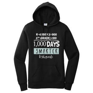 1000 days smarter - Fifth Grade Student Teacher gift Women's Pullover Hoodie