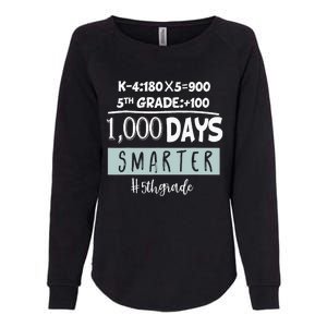 1000 days smarter - Fifth Grade Student Teacher gift Womens California Wash Sweatshirt