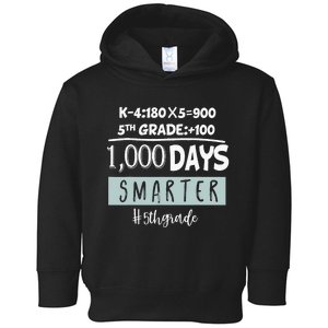 1000 days smarter - Fifth Grade Student Teacher gift Toddler Hoodie