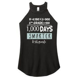 1000 days smarter - Fifth Grade Student Teacher gift Women's Perfect Tri Rocker Tank