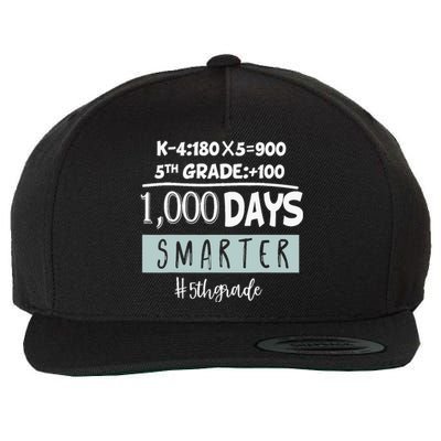 1000 days smarter - Fifth Grade Student Teacher gift Wool Snapback Cap