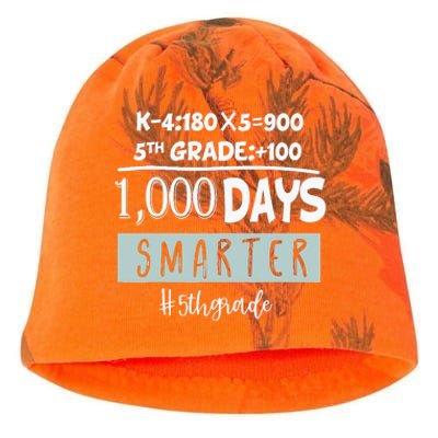 1000 days smarter - Fifth Grade Student Teacher gift Kati - Camo Knit Beanie