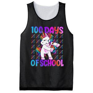 100 Days Smarter Unicorn 100 Days Of School 100th Day Mesh Reversible Basketball Jersey Tank