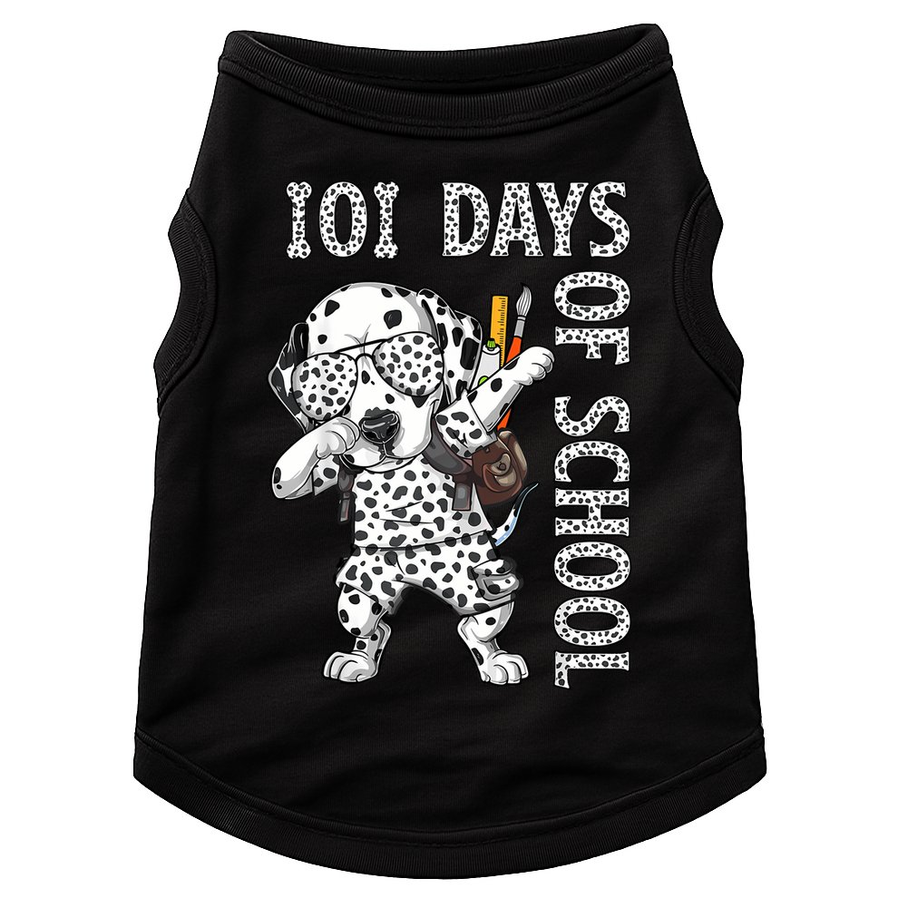 101 Days School Dabbing Dalmatian Dog Teachers Doggie Tank