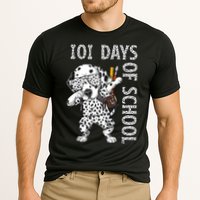 101 Days School Dabbing Dalmatian Dog Teachers Cooling Performance Crew T-Shirt