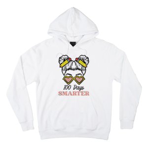 100 Days Smarter Bun 100th Day School Teacher Hoodie