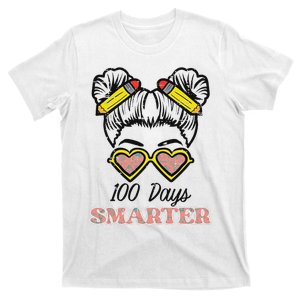 100 Days Smarter Bun 100th Day School Teacher T-Shirt