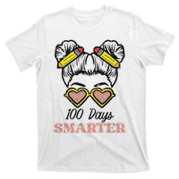 100 Days Smarter Bun 100th Day School Teacher T-Shirt