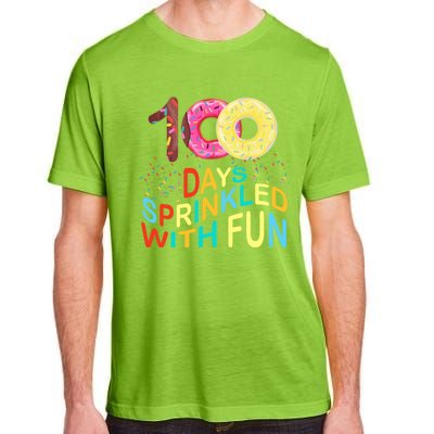 100 Days Sprinkled With Fun 100 Days Of School Kindergarten Great Gift Adult ChromaSoft Performance T-Shirt