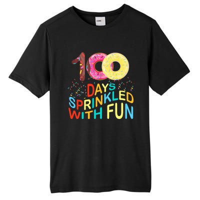 100 Days Sprinkled With Fun 100 Days Of School Kindergarten Great Gift Tall Fusion ChromaSoft Performance T-Shirt