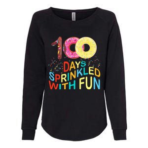 100 Days Sprinkled With Fun 100 Days Of School Kindergarten Great Gift Womens California Wash Sweatshirt