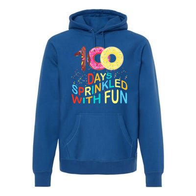 100 Days Sprinkled With Fun 100 Days Of School Kindergarten Great Gift Premium Hoodie