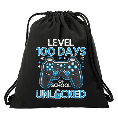 100 Days School Gaming Controller 100th Day Drawstring Bag