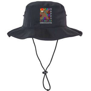 100 Days Smarter Happy 100th Day Of School Dabbing Sloth Legacy Cool Fit Booney Bucket Hat