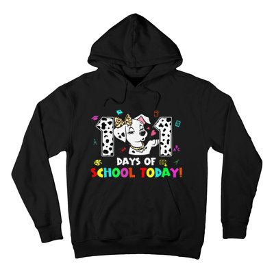 101 Days School Today 101 Days Smarter Dalmatian Lovers Hoodie