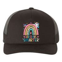 100 Days Smarter Unicorn 100th Day Of School Gift Yupoong Adult 5-Panel Trucker Hat