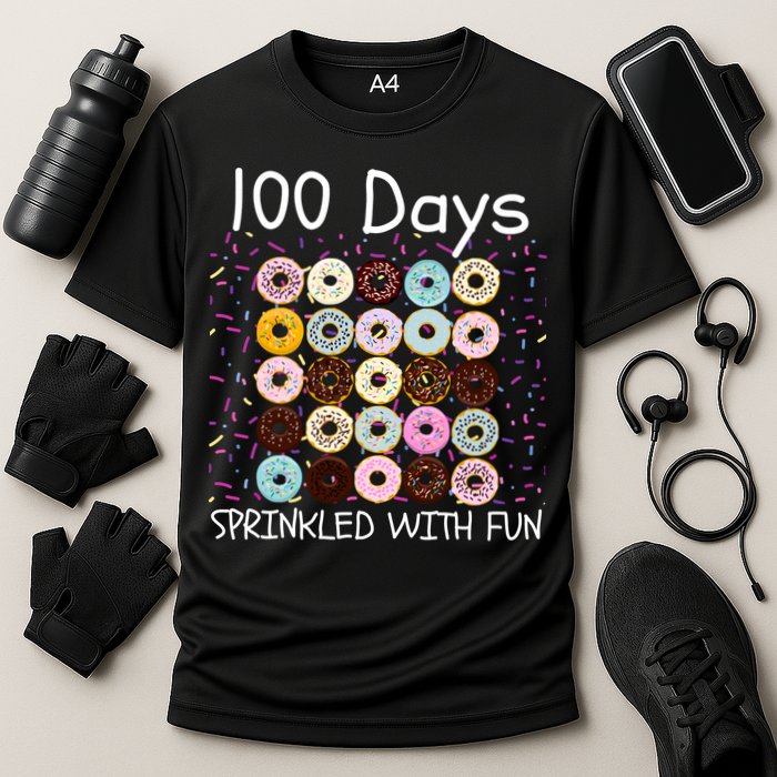 100 Days Sprinkled With Fun, 100th Day Of School, 100 Days Performance Shirt