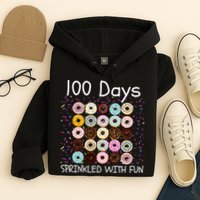 100 Days Sprinkled With Fun, 100th Day Of School, 100 Days Hoodie