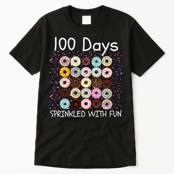 100 Days Sprinkled With Fun, 100th Day Of School, 100 Days Tall T-Shirt