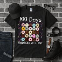 100 Days Sprinkled With Fun, 100th Day Of School, 100 Days Tall T-Shirt