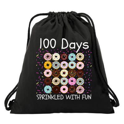 100 Days Sprinkled With Fun, 100th Day Of School, 100 Days Drawstring Bag