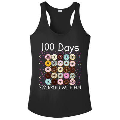 100 Days Sprinkled With Fun, 100th Day Of School, 100 Days Ladies PosiCharge Competitor Racerback Tank