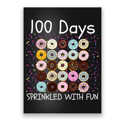 100 Days Sprinkled With Fun, 100th Day Of School, 100 Days Poster