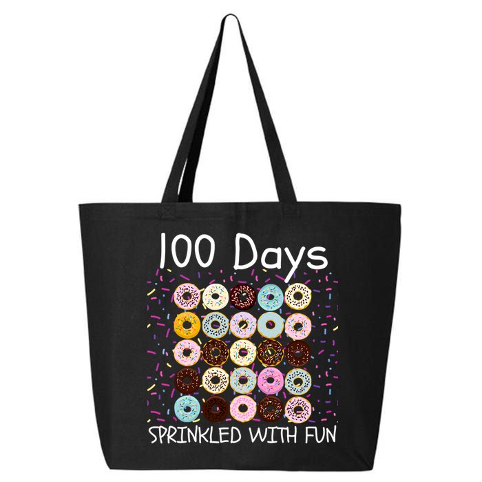 100 Days Sprinkled With Fun, 100th Day Of School, 100 Days 25L Jumbo Tote