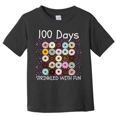 100 Days Sprinkled With Fun, 100th Day Of School, 100 Days Toddler T-Shirt