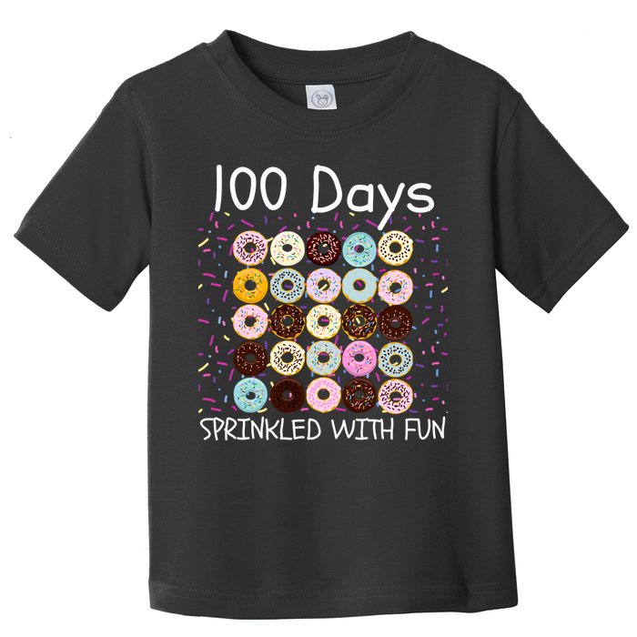 100 Days Sprinkled With Fun, 100th Day Of School, 100 Days Toddler T-Shirt