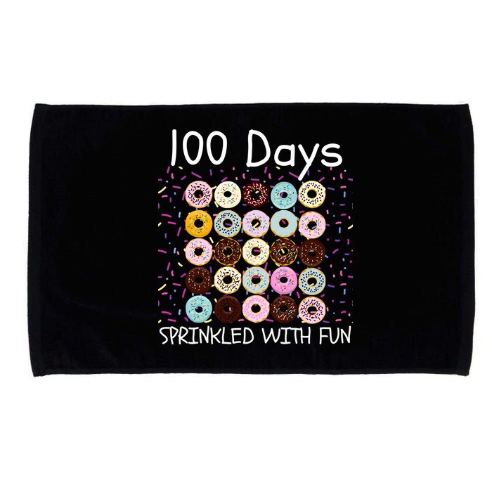 100 Days Sprinkled With Fun, 100th Day Of School, 100 Days Microfiber Hand Towel