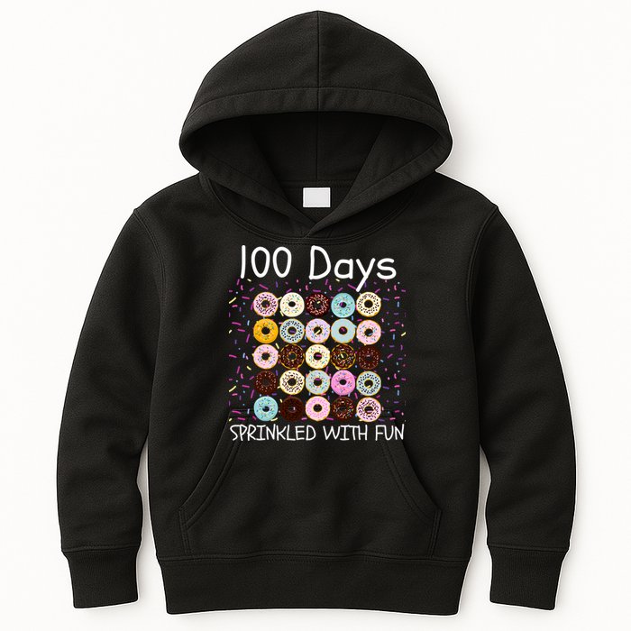 100 Days Sprinkled With Fun, 100th Day Of School, 100 Days Kids Hoodie