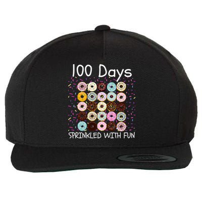 100 Days Sprinkled With Fun, 100th Day Of School, 100 Days Wool Snapback Cap
