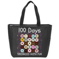 100 Days Sprinkled With Fun, 100th Day Of School, 100 Days Zip Tote Bag