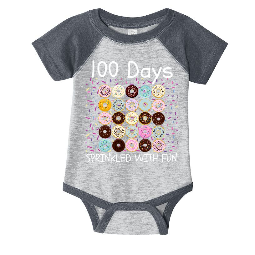 100 Days Sprinkled With Fun, 100th Day Of School, 100 Days Infant Baby Jersey Bodysuit