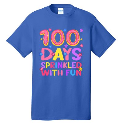 100 Days Sprinkled With Fun 100th Day Of School Teacher Gift Tall T-Shirt