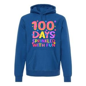 100 Days Sprinkled With Fun 100th Day Of School Teacher Gift Premium Hoodie