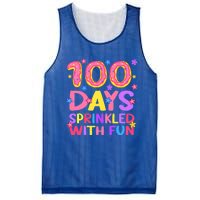 100 Days Sprinkled With Fun 100th Day Of School Teacher Gift Mesh Reversible Basketball Jersey Tank