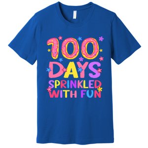 100 Days Sprinkled With Fun 100th Day Of School Teacher Gift Premium T-Shirt