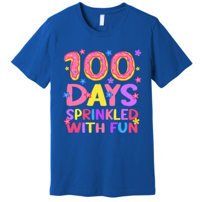 100 Days Sprinkled With Fun 100th Day Of School Teacher Gift Premium T-Shirt