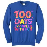 100 Days Sprinkled With Fun 100th Day Of School Teacher Gift Tall Sweatshirt