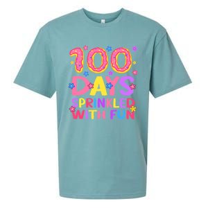 100 Days Sprinkled With Fun 100th Day Of School Teacher Gift Sueded Cloud Jersey T-Shirt