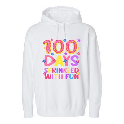 100 Days Sprinkled With Fun 100th Day Of School Teacher Gift Garment-Dyed Fleece Hoodie